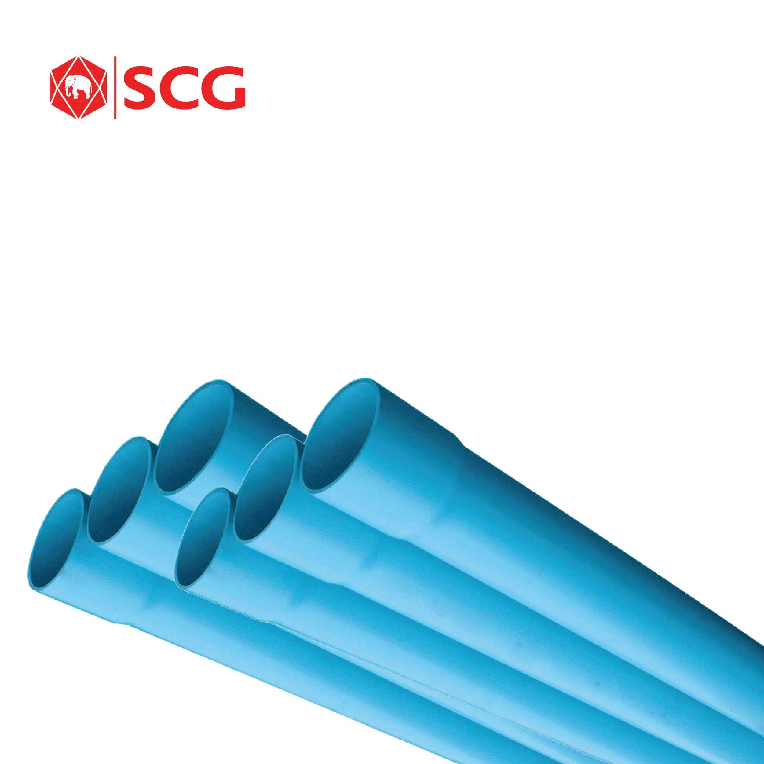 PVC1 ท่อพีวีซีฟ้าตราเอสซีจีราคาถูก