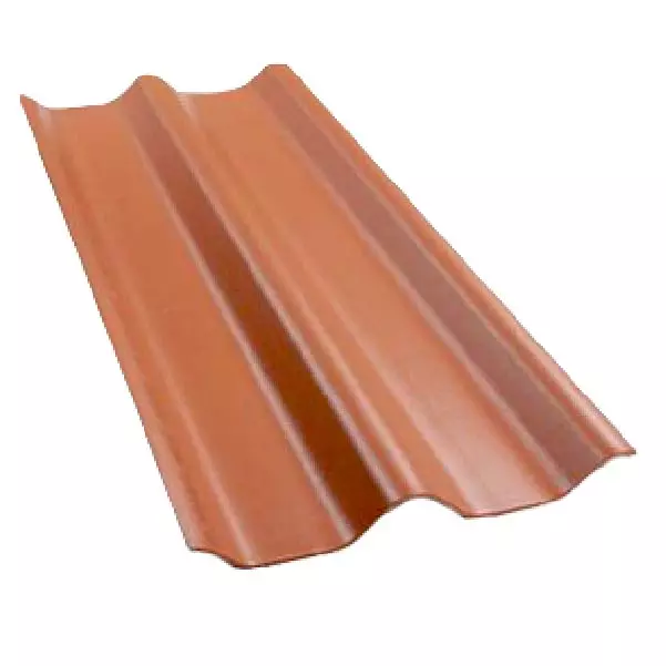 Double corrugated roof tiles Ha Huang1